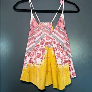Intimately Free People Runaround Print Cami Tank Blouse